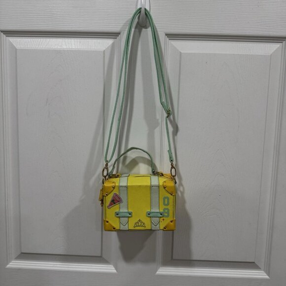 Disney Tiana The Princess & The Frog Yellow Purse Color Me Courtney Square 7"x5" - Picture 2 of 10